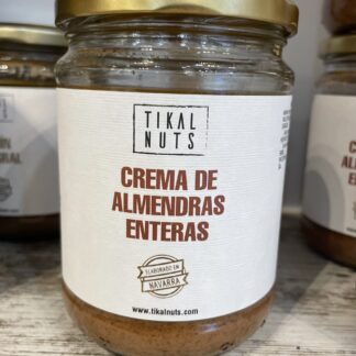 crema de almendras con piel eco sin azucar tikal nuts sin aditivos