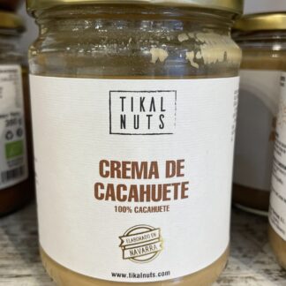 crema de cacahuete eco sin azucar tikal nuts sin aditivos
