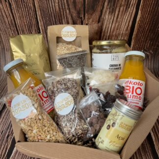 caja regalo desayuno