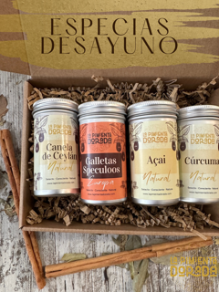 caja regalo especias desayuno